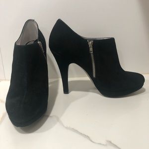 Jessica Simpson black suede booties